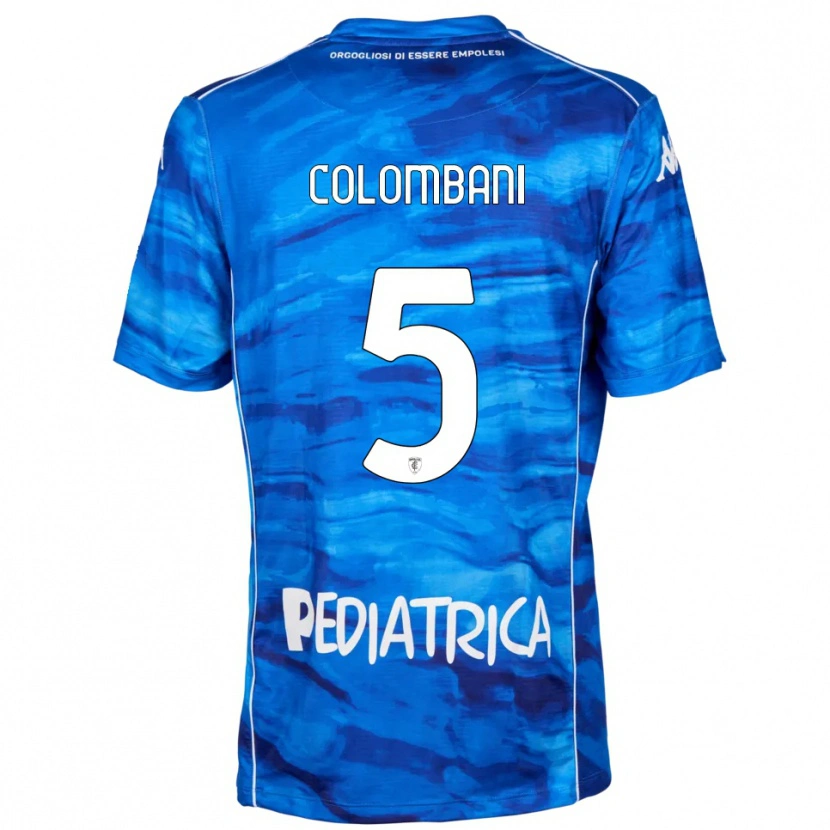 Danxen Mujer Camiseta Raffaele Colombani #5 Azul Blanco 1ª Equipación 2025/26 La Camisa México