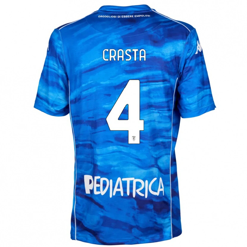 Danxen Mujer Camiseta Mario Crasta #4 Azul Blanco 1ª Equipación 2025/26 La Camisa México