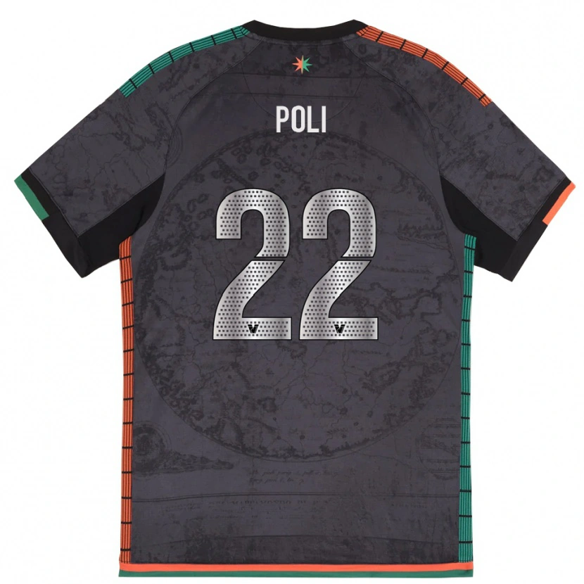 Danxen Mujer Camiseta Elena Poli #22 Gris Oscuro 1ª Equipación 2025/26 La Camisa México