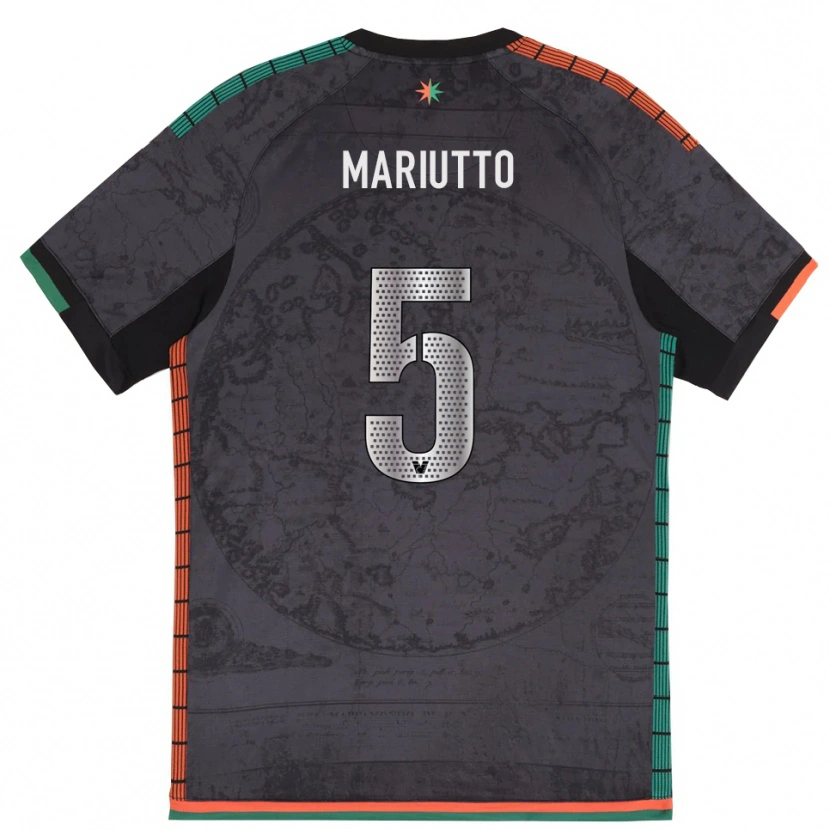 Danxen Mujer Camiseta Francesco Mariutto #5 Gris Oscuro 1ª Equipación 2025/26 La Camisa México