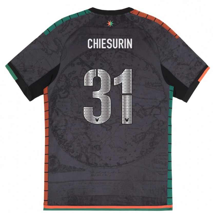 Danxen Mujer Camiseta Alberto Chiesurin #31 Gris Oscuro 1ª Equipación 2025/26 La Camisa México