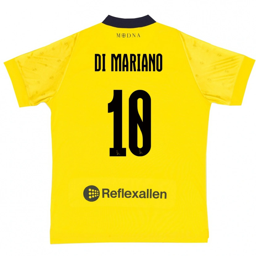 Danxen Mujer Camiseta Francesco Di Mariano #10 Amarillo Marino 1ª Equipación 2025/26 La Camisa México