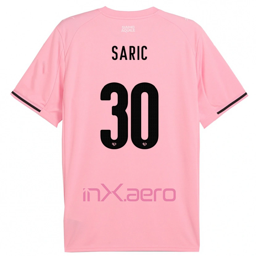Danxen Mujer Camiseta Dario Saric #30 Rosa Negro 1ª Equipación 2025/26 La Camisa México
