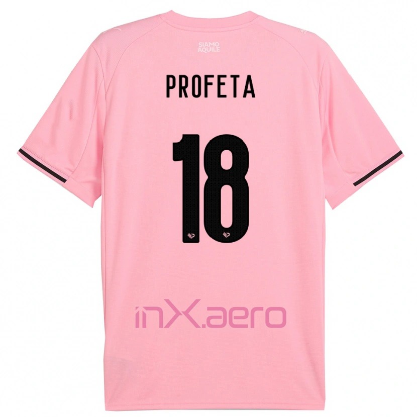 Danxen Mujer Camiseta Andrea Profeta #18 Rosa Negro 1ª Equipación 2025/26 La Camisa México