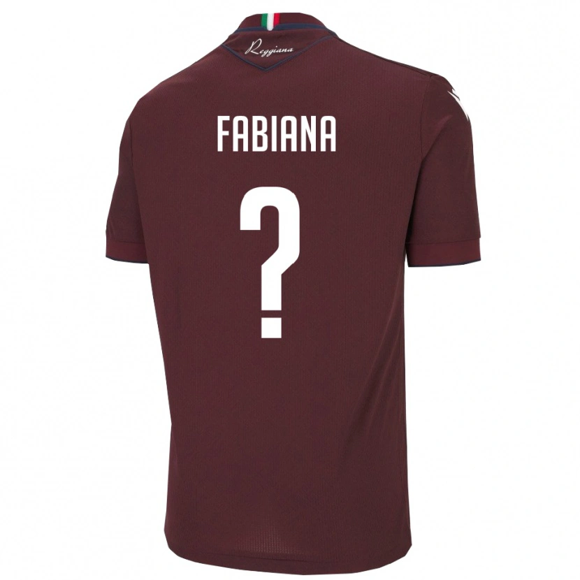 Danxen Mujer Camiseta Bazzani Fabiana #0 Borgoña Blanco 1ª Equipación 2025/26 La Camisa México