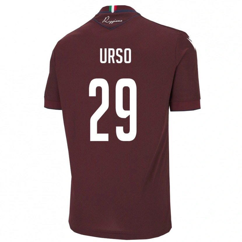 Danxen Mujer Camiseta Oliver Urso #29 Borgoña Blanco 1ª Equipación 2025/26 La Camisa México