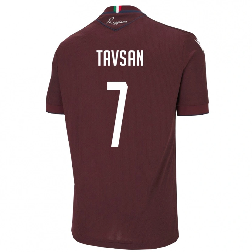 Danxen Mujer Camiseta Elayis Tavsan #7 Borgoña Blanco 1ª Equipación 2025/26 La Camisa México