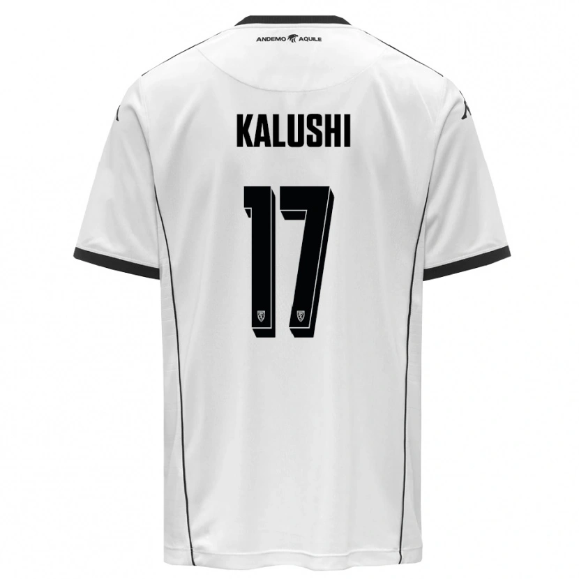 Danxen Mujer Camiseta Marvin Kalushi #17 Blanco Negro 1ª Equipación 2025/26 La Camisa México