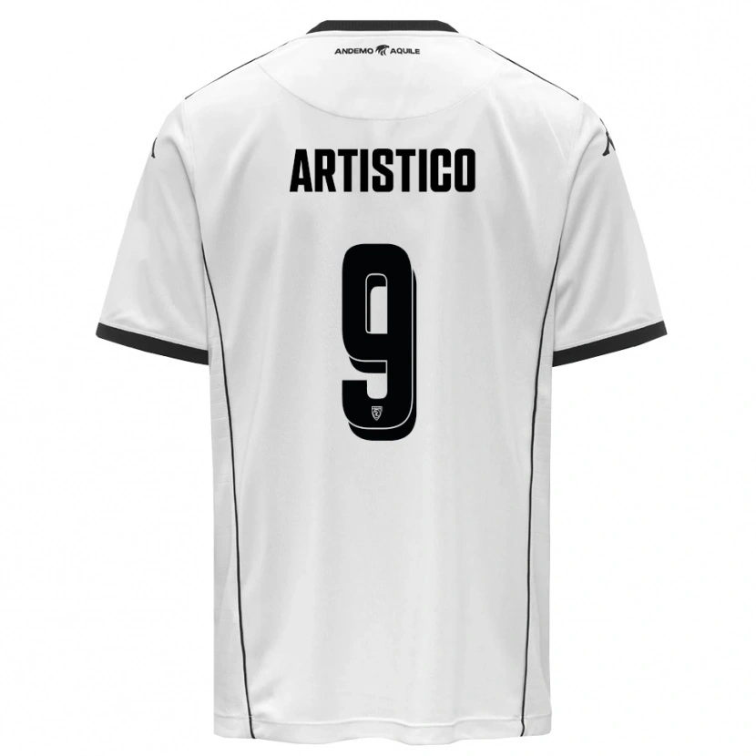 Danxen Mujer Camiseta Gabriele Artistico #9 Blanco Negro 1ª Equipación 2025/26 La Camisa México