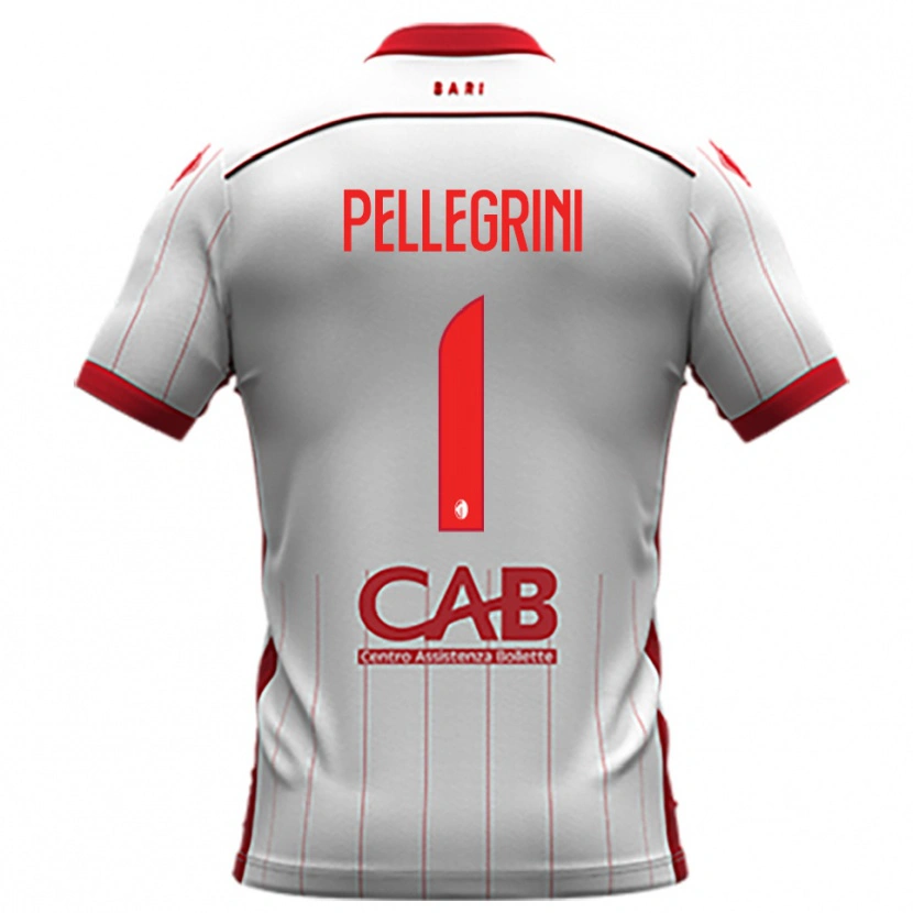 Danxen Mujer Camiseta Luigi Pellegrini #1 Blanco Rojo 1ª Equipación 2025/26 La Camisa México