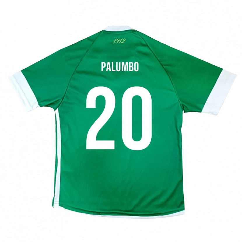 Danxen Mujer Camiseta Martin Palumbo #20 Verde Blanco 1ª Equipación 2025/26 La Camisa México