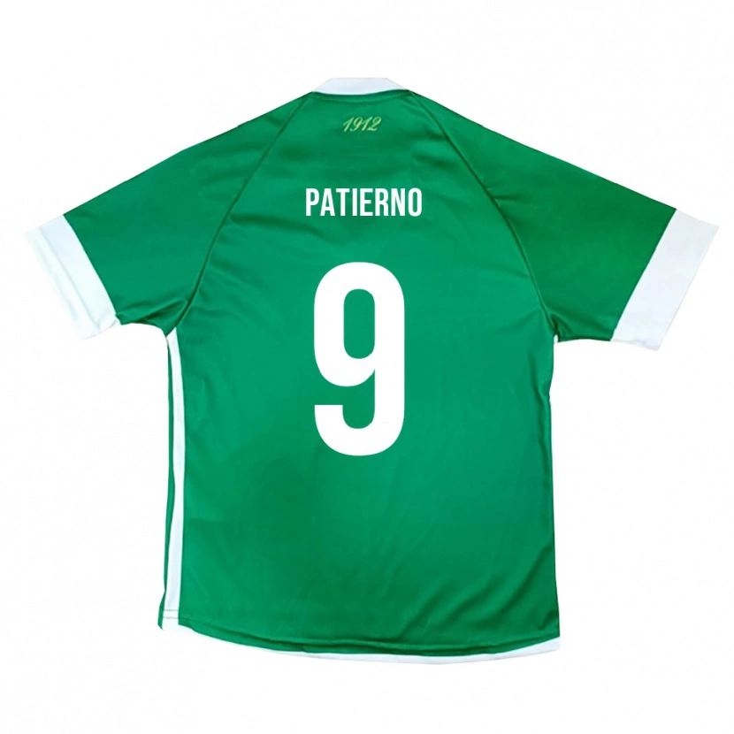 Danxen Mujer Camiseta Cosimo Patierno #9 Verde Blanco 1ª Equipación 2025/26 La Camisa México