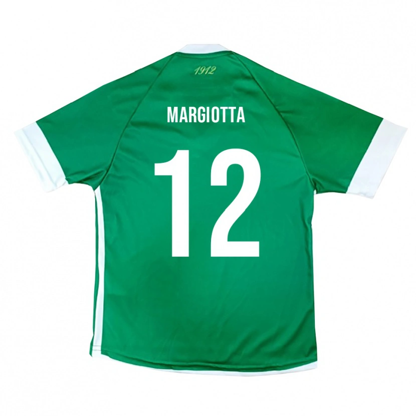 Danxen Mujer Camiseta Manuele Margiotta #12 Verde Blanco 1ª Equipación 2025/26 La Camisa México