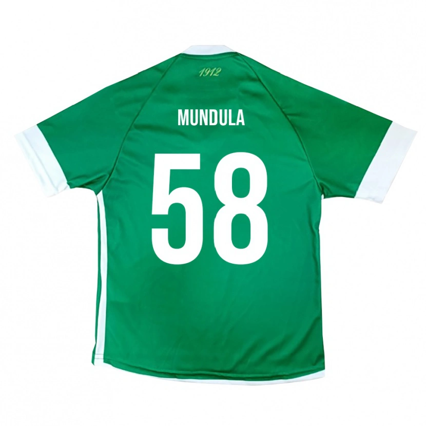 Danxen Mujer Camiseta Ciro Mundula #58 Verde Blanco 1ª Equipación 2025/26 La Camisa México