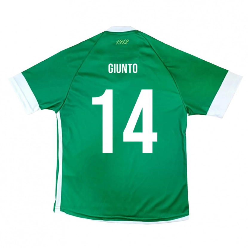 Danxen Mujer Camiseta Emanuele Giunto #14 Verde Blanco 1ª Equipación 2025/26 La Camisa México