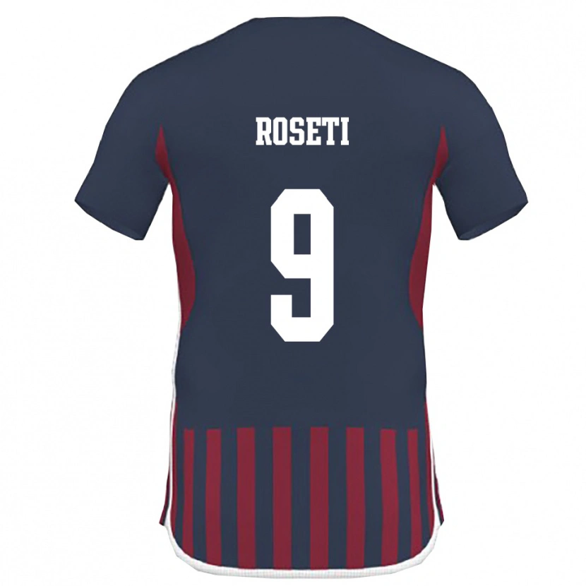 Danxen Mujer Camiseta Christian Roseti #9 Marino Rojo 1ª Equipación 2025/26 La Camisa México