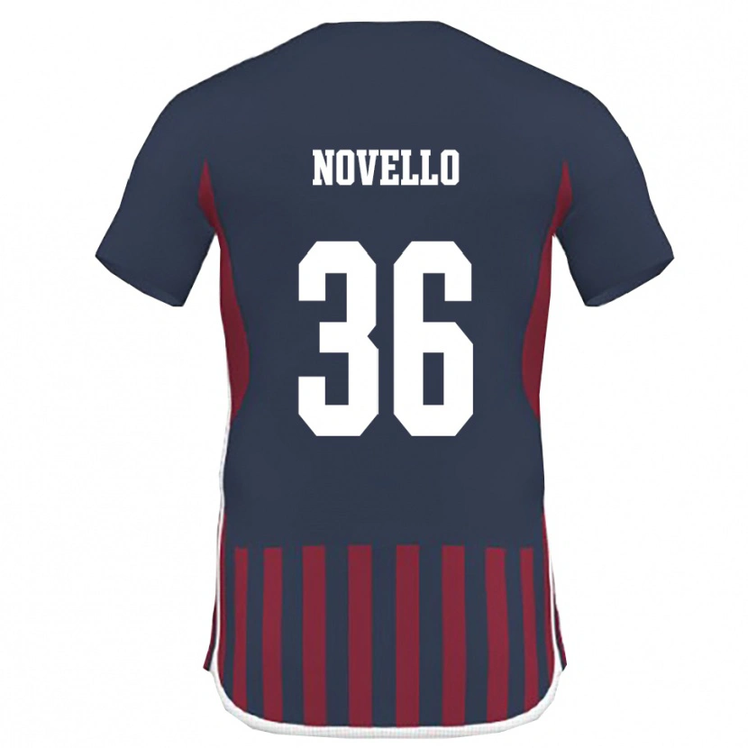 Danxen Mujer Camiseta Jahce Novello #36 Marino Rojo 1ª Equipación 2025/26 La Camisa México