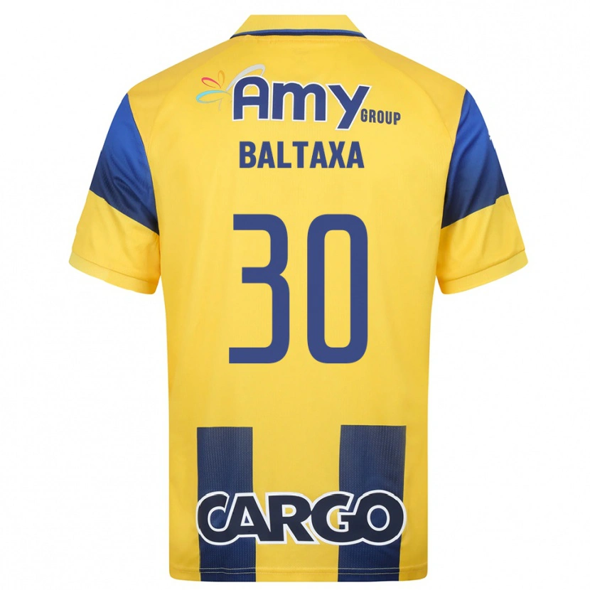 Danxen Mujer Camiseta Matan Baltaxa #30 Amarillo Marino 1ª Equipación 2025/26 La Camisa México