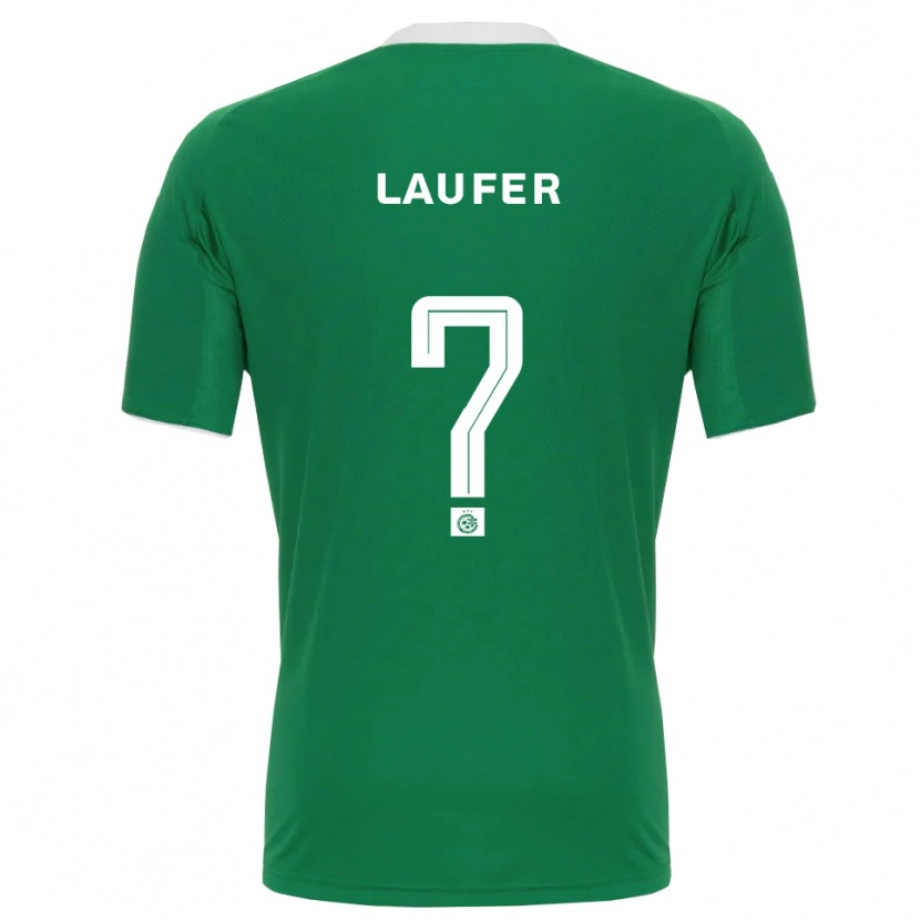 Danxen Mujer Camiseta Ronny Laufer #0 Verde Blanco 1ª Equipación 2025/26 La Camisa México