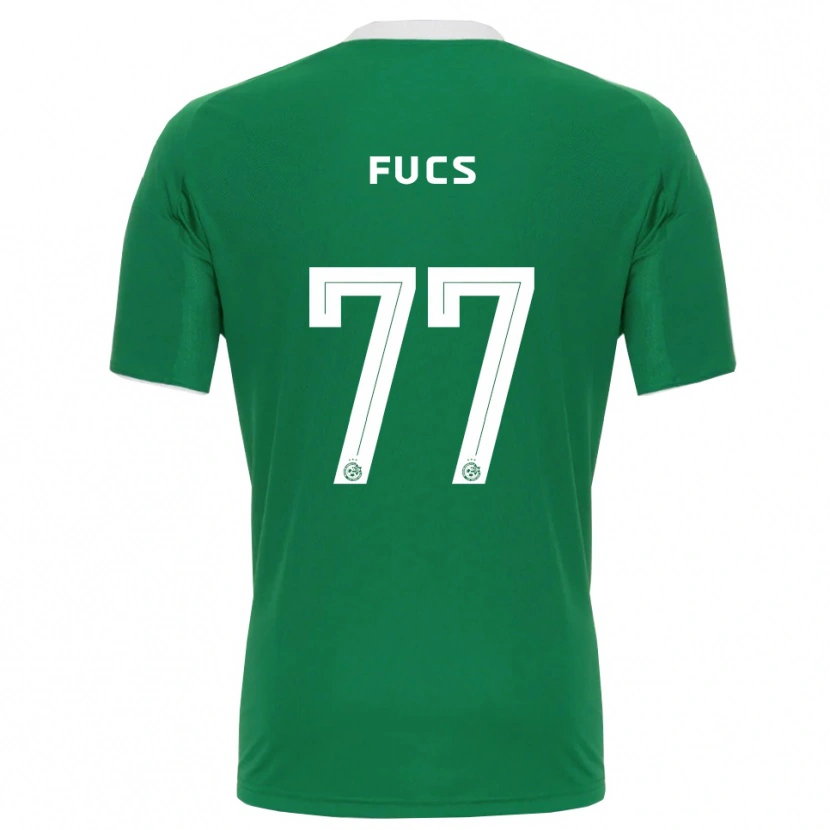 Danxen Mujer Camiseta Roee Fucs #77 Verde Blanco 1ª Equipación 2025/26 La Camisa México