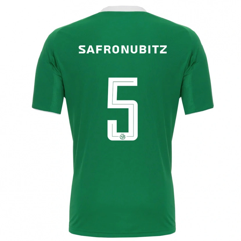 Danxen Mujer Camiseta Dan Safronubitz #5 Verde Blanco 1ª Equipación 2025/26 La Camisa México