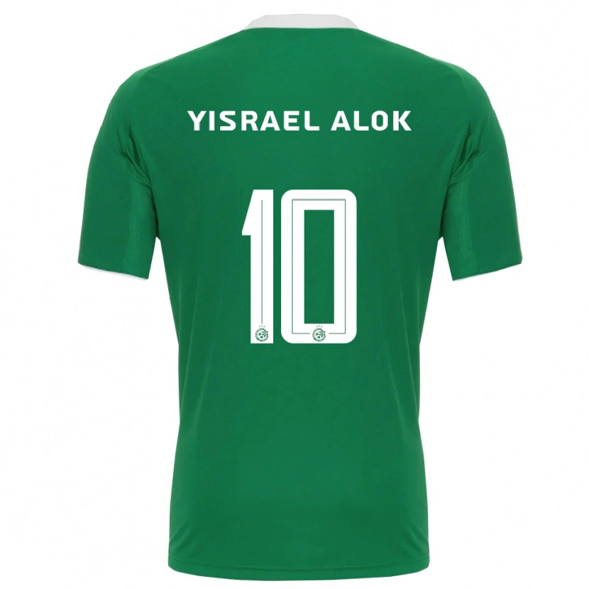 Danxen Mujer Camiseta Noam Yisrael Alok #10 Verde Blanco 1ª Equipación 2025/26 La Camisa México
