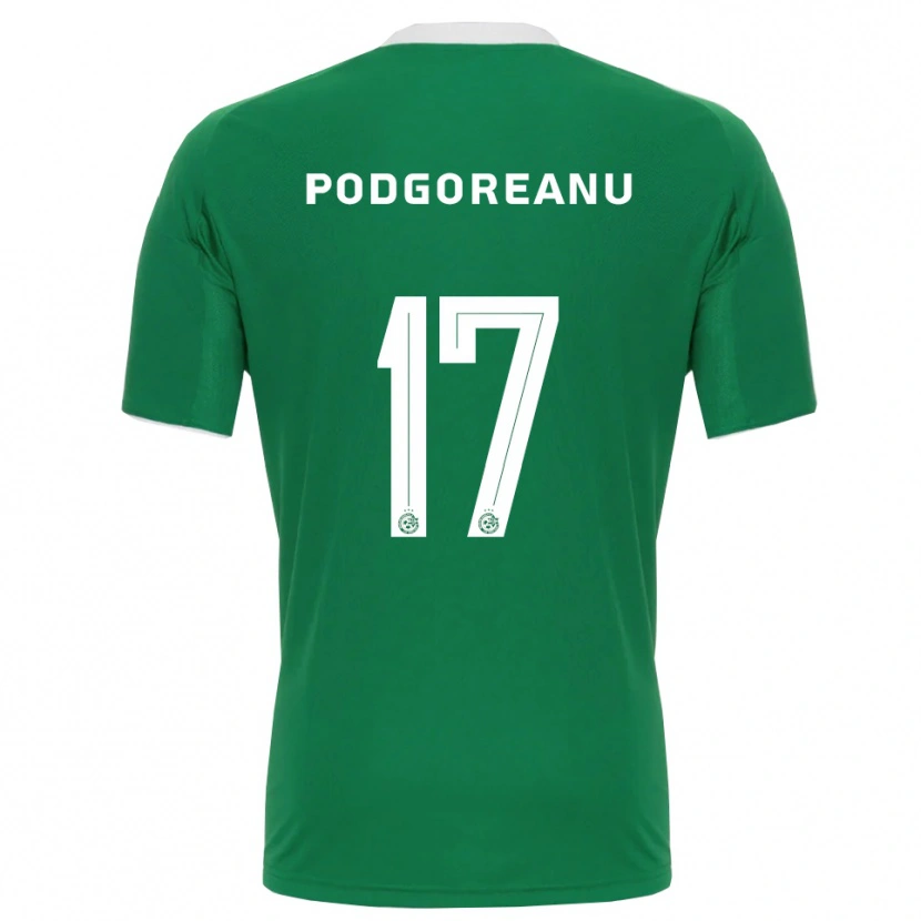 Danxen Mujer Camiseta Suf Podgoreanu #17 Verde Blanco 1ª Equipación 2025/26 La Camisa México