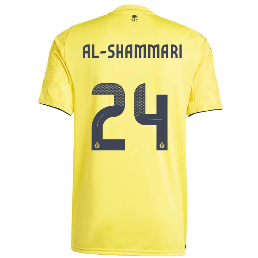 Danxen Mujer Camiseta Mansour Al-Shammari #24 Amarillo Negro 1ª Equipación 2025/26 La Camisa México