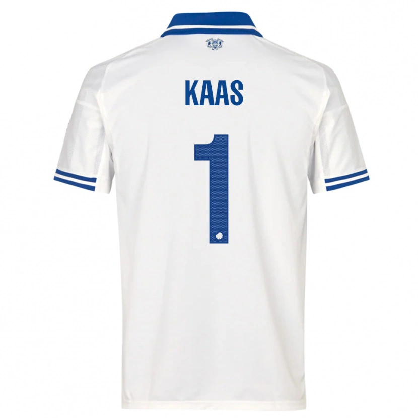 Danxen Mujer Camiseta Anna Kaas #1 Blanco Azul 1ª Equipación 2025/26 La Camisa México
