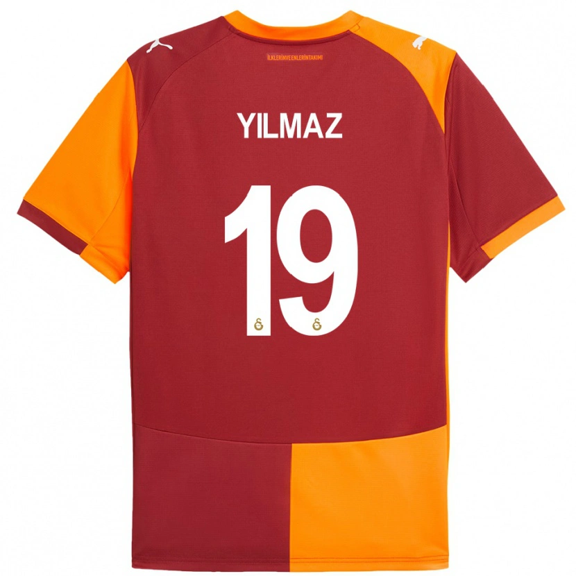 Danxen Mujer Camiseta Zehra Yılmaz #19 Rojo Naranja 1ª Equipación 2025/26 La Camisa México
