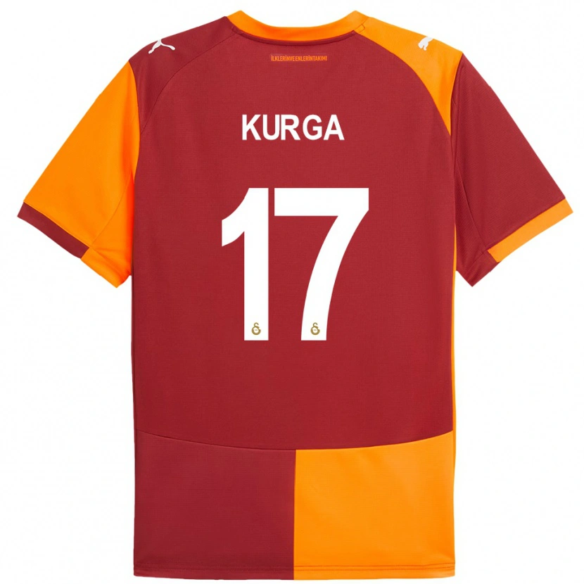 Danxen Mujer Camiseta Handan Kurğa #17 Rojo Naranja 1ª Equipación 2025/26 La Camisa México