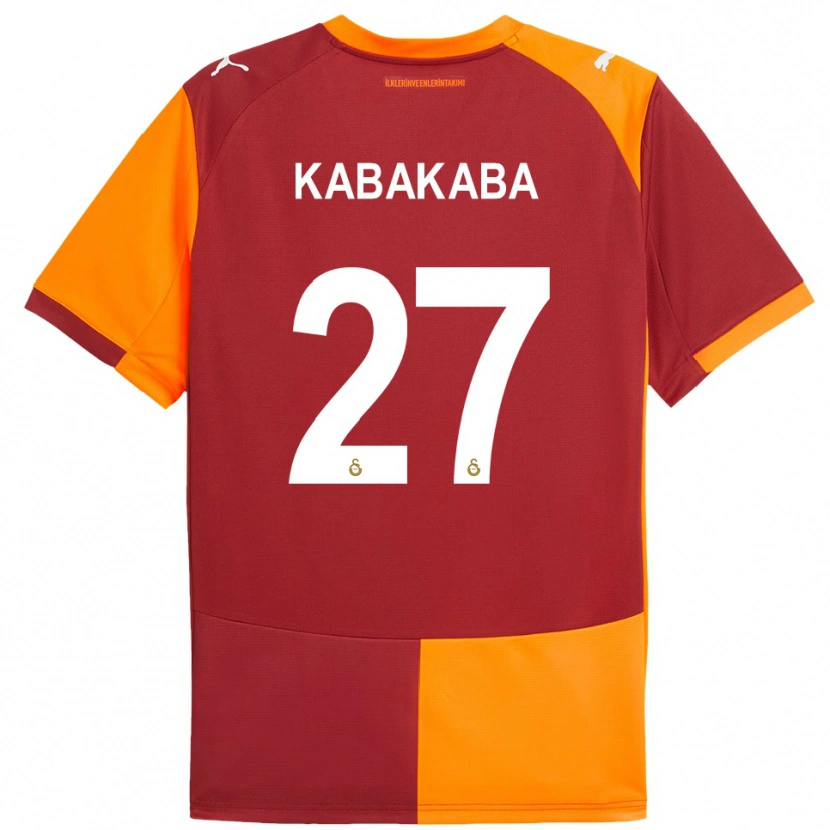 Danxen Mujer Camiseta Naomie Kabakaba #27 Rojo Naranja 1ª Equipación 2025/26 La Camisa México