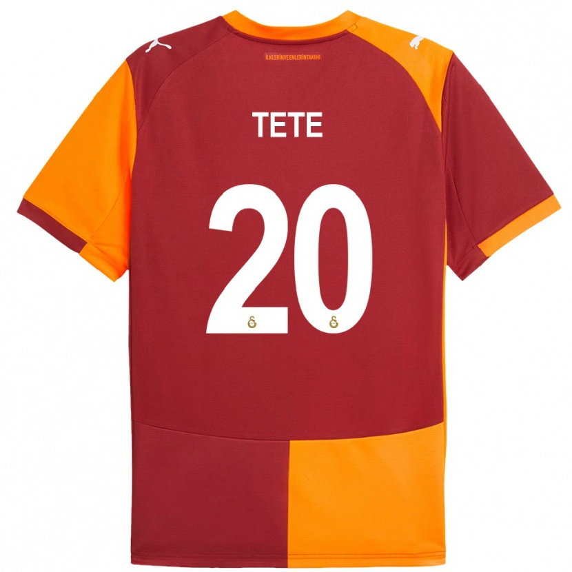 Danxen Mujer Camiseta Tete #20 Rojo Naranja 1ª Equipación 2025/26 La Camisa México