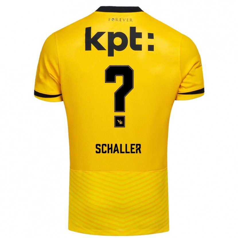 Danxen Mujer Camiseta Emilio Schaller #0 Amarillo Negro 1ª Equipación 2025/26 La Camisa México