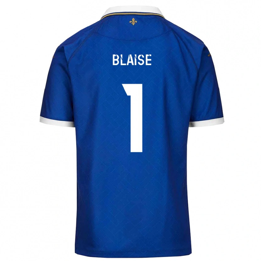 Danxen Mujer Camiseta Enzo Blaise #1 Azul Dorado 1ª Equipación 2025/26 La Camisa México