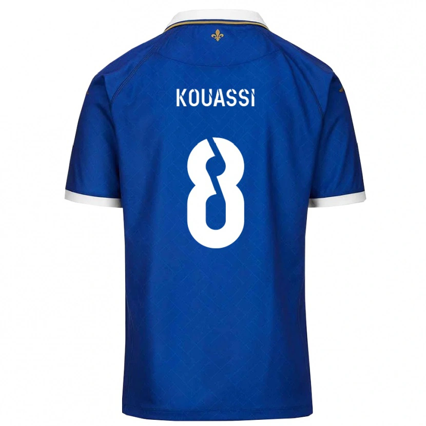 Danxen Mujer Camiseta Odilon Kouassi #8 Azul Dorado 1ª Equipación 2025/26 La Camisa México