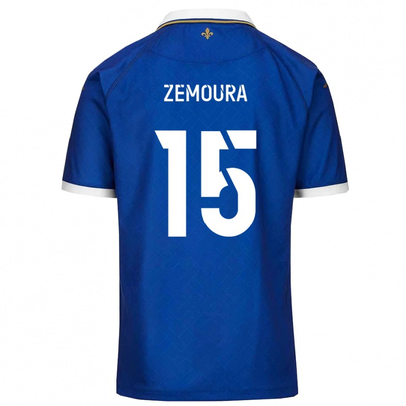 Danxen Mujer Camiseta Yohan Zemoura #15 Azul Dorado 1ª Equipación 2025/26 La Camisa México
