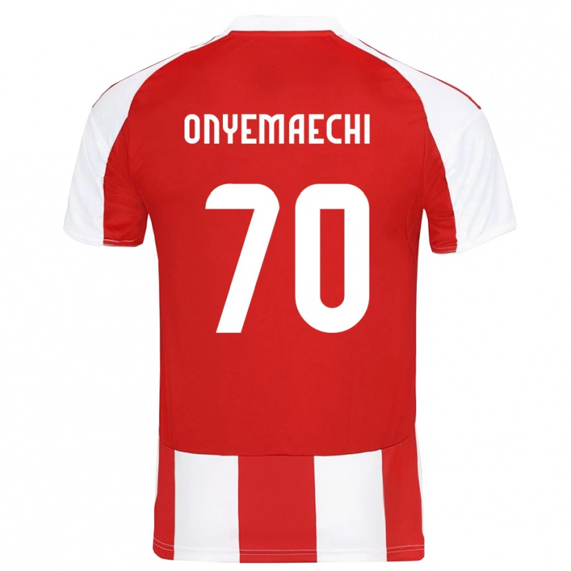 Danxen Mujer Camiseta Bruno Onyemaechi #70 Rojo Blanco 1ª Equipación 2025/26 La Camisa México