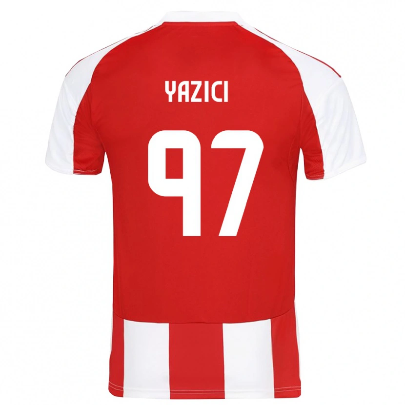 Danxen Mujer Camiseta Yusuf Yazıcı #97 Rojo Blanco 1ª Equipación 2025/26 La Camisa México
