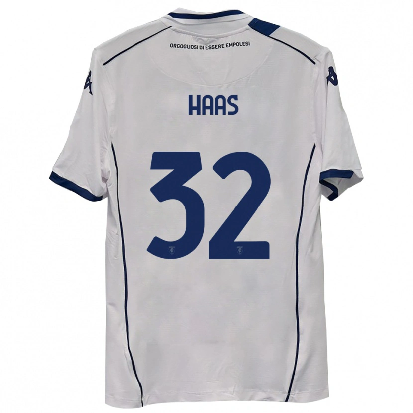 Danxen Mujer Camiseta Nicolas Haas #32 Azul Marino Oscuro 2ª Equipación 2025/26 La Camisa México