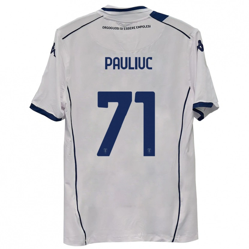 Danxen Mujer Camiseta Nicolò Pauliuc #71 Azul Marino Oscuro 2ª Equipación 2025/26 La Camisa México