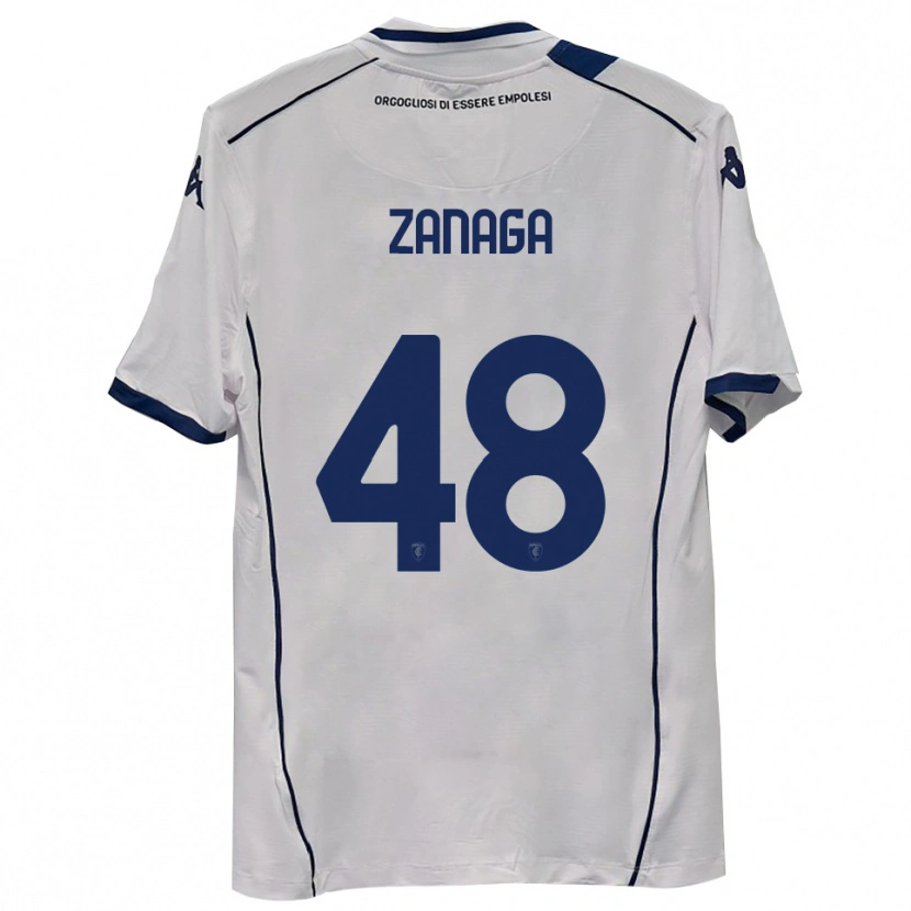 Danxen Mujer Camiseta Edoardo Zanaga #48 Azul Marino Oscuro 2ª Equipación 2025/26 La Camisa México