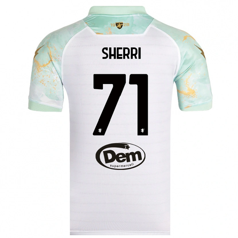 Danxen Mujer Camiseta Alen Sherri #71 Blanco Negro 2ª Equipación 2025/26 La Camisa México