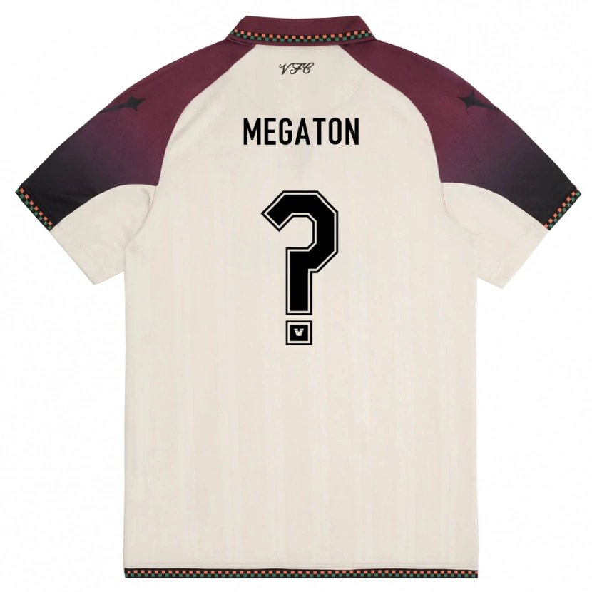 Danxen Mujer Camiseta Alessio Megaton #0 Crema Borgoña 2ª Equipación 2025/26 La Camisa México