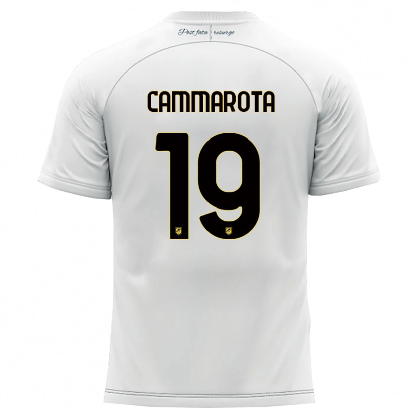 Danxen Mujer Camiseta Vincenzo Cammarota #19 Blanco Amarillo 2ª Equipación 2025/26 La Camisa México