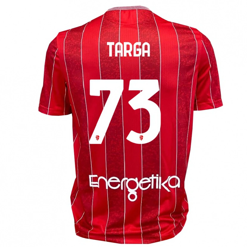 Danxen Mujer Camiseta Alberto Targa #73 Rojo Blanco 2ª Equipación 2025/26 La Camisa México