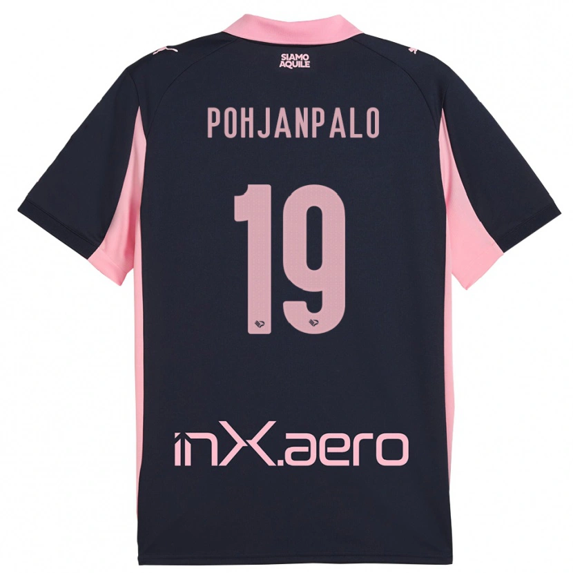 Danxen Mujer Camiseta Joel Pohjanpalo #19 Marino Rosa 2ª Equipación 2025/26 La Camisa México