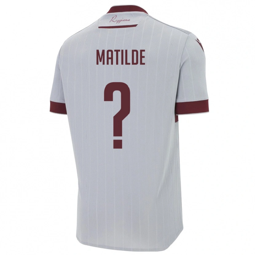 Danxen Mujer Camiseta Ravanetti Matilde #0 Borgoña Blanco 2ª Equipación 2025/26 La Camisa México