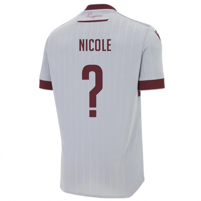 Danxen Mujer Camiseta Pizzera Nicole #0 Borgoña Blanco 2ª Equipación 2025/26 La Camisa México