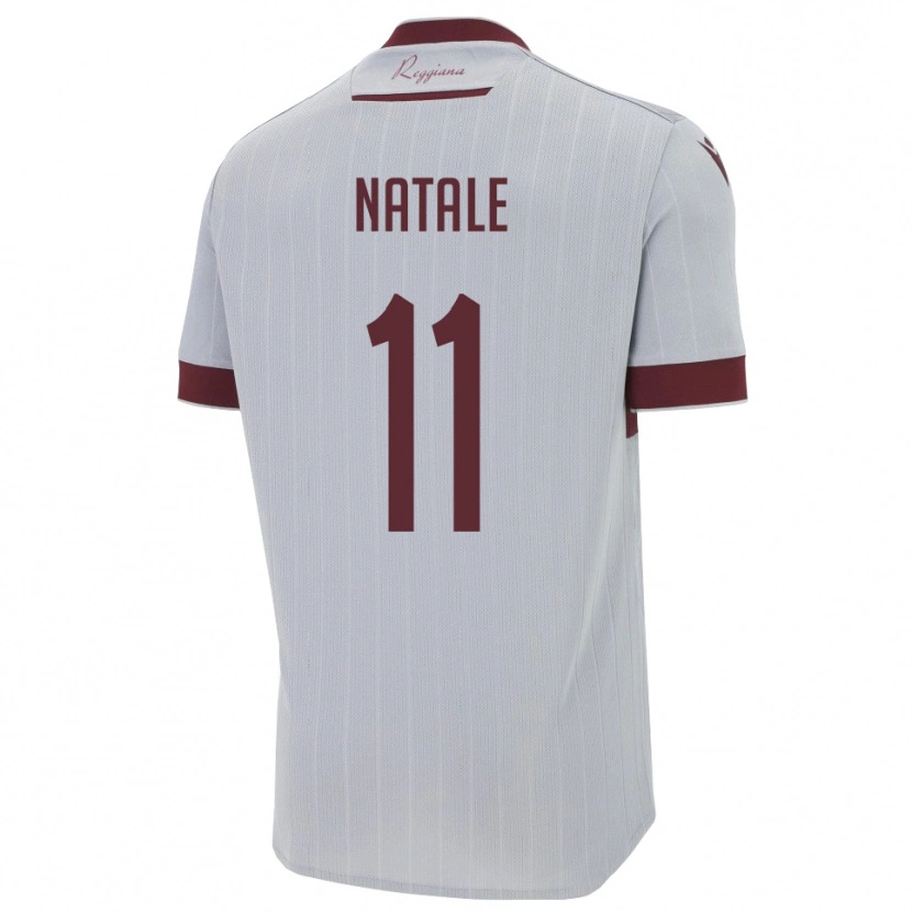 Danxen Mujer Camiseta Mario Natale #11 Borgoña Blanco 2ª Equipación 2025/26 La Camisa México